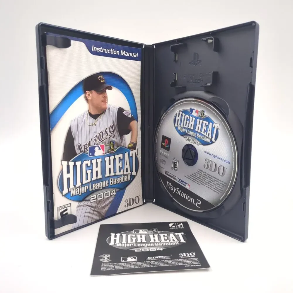 High Heat Major League Baseball 2004 PlayStation 2 PS2 Video Game MLB Tested